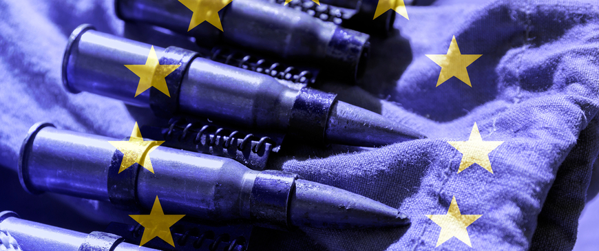 European Union delivery of weapons and ammo to Ukraine. Military assistance of Europe. Europe Ukraine war.