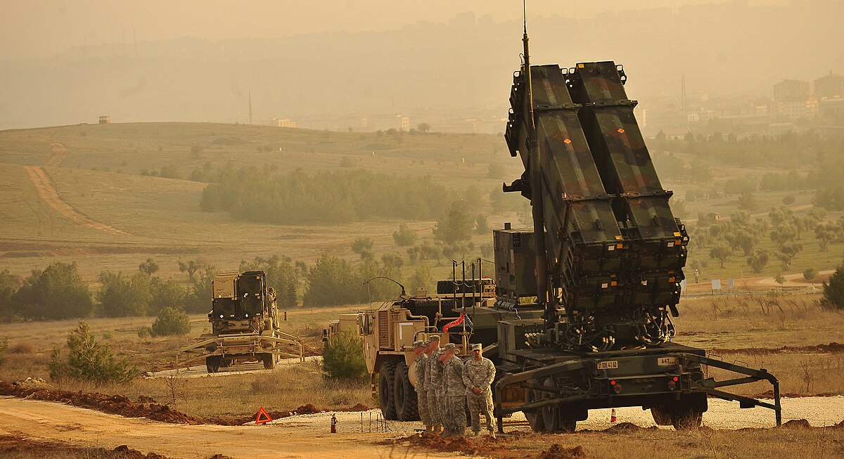 U.S. Service members stand by a Patriot missile battery in Gaziantep, Turkey, Feb. 4, 2013, during a visit from U.S. Deputy Secretary of Defense Ashton B. Carter, not shown. U.S. and NATO Patriot missile batteries and personnel deployed to Turkey in support of NATO?s commitment to defending Turkey?s security during a period of regional instability. (DoD photo by Glenn Fawcett/Released)