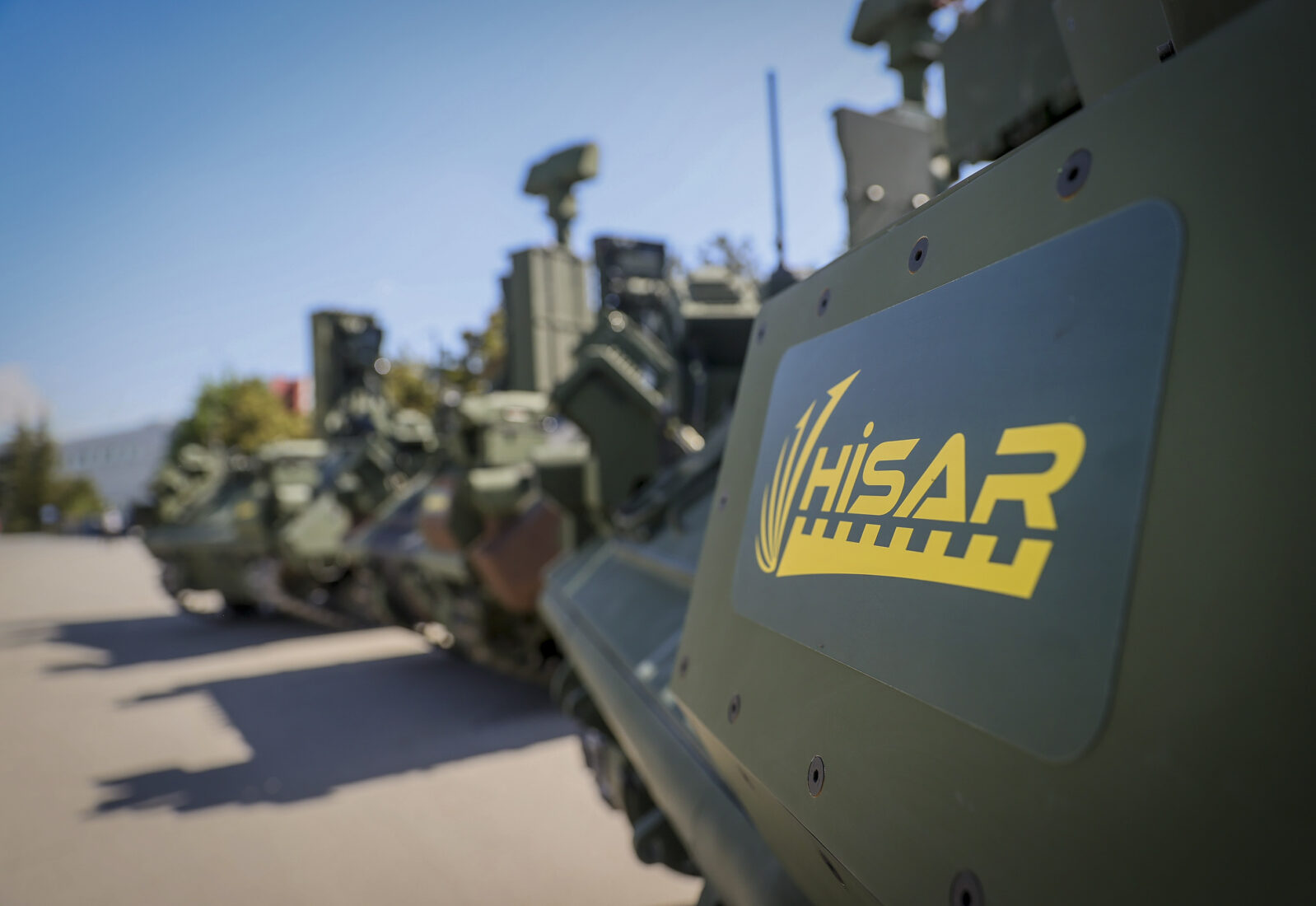 ANKARA, TURKEY - MAY 7:  A low altitude air defense system, Hisar-A+, which is a member of Hisar, a family of short-range to long-range surface-to-air missile systems is seen in Ankara, Turkey on May 7, 2021. Low Altitude Air Defense Missile System project includes development and production of two type of ground system, self-propelled armored and wheeled vehicle mounted air defense missile systems, and the missile. ( Halil Sağırkaya - Anadolu Agency )