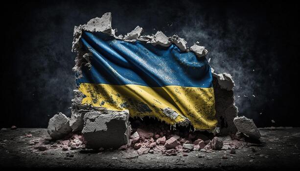 generative-ai-ruined-ukraine-banner-ukrainian-flag-on-broken-concrete-cracked-shattered-rubble-ground-no-war-concept-photo.jpeg
