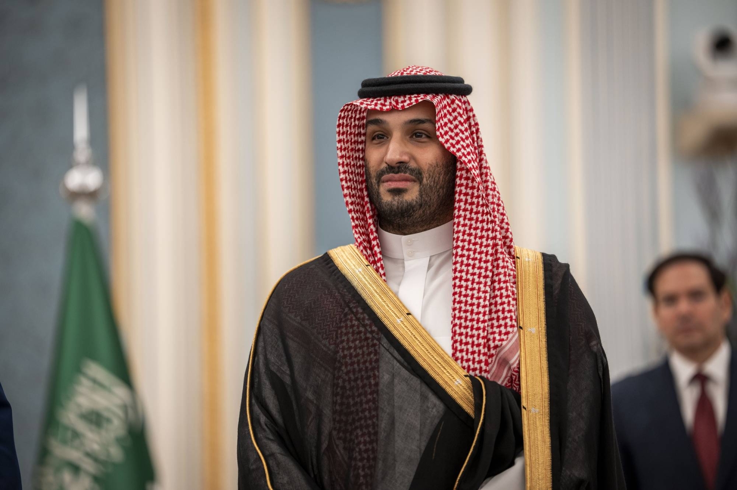 FILE — Crown Prince Mohammed bin Salman, Saudi Arabia’s de facto ruler, during bilateral meetings at the Royal Palace in Riyadh, Saudi Arabia, May, 13, 2025. Saad Aljabri wants former U.S. officials to help him fend off Saudi corruption claims. (Doug Mills/The New York Times)                                 