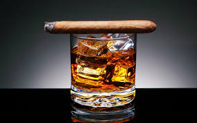 whiskey and cigar