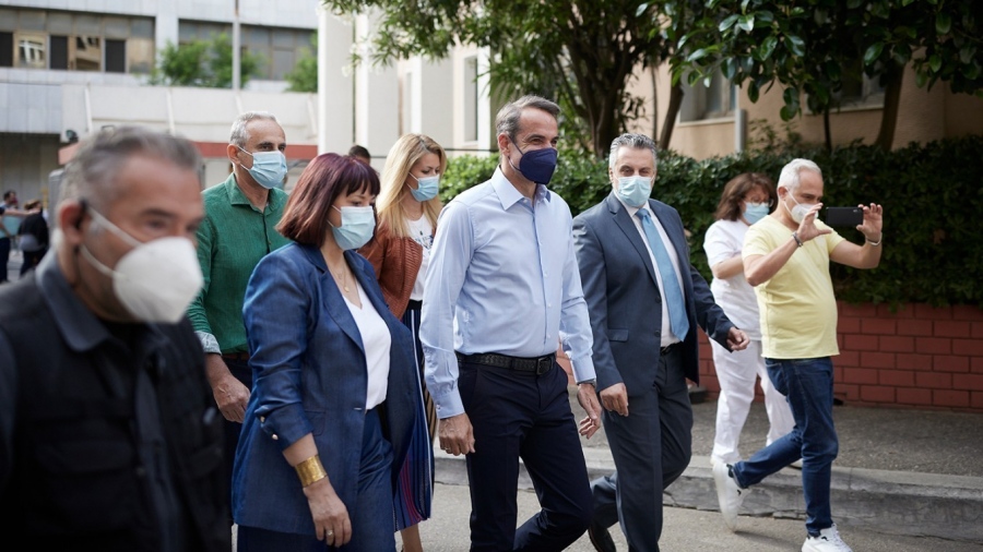 Μητσοτάκης από «Αγ. Σάββα»: Κεντρική προτεραιότητα της κυβέρνησής μου το νέο ΕΣΥ