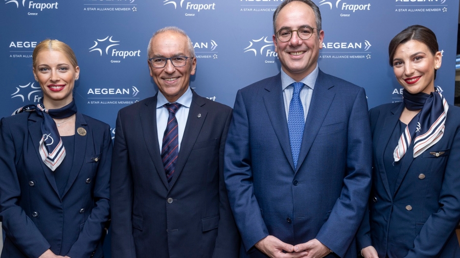 Δέσμευση Aegean και Fraport για περαιτέρω ανάπτυξη της Θεσσαλονίκης