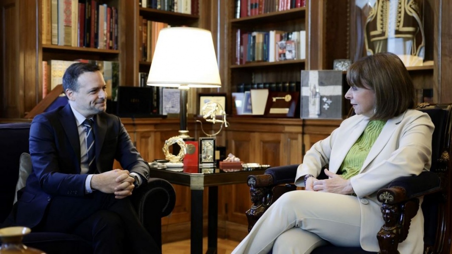 Συνάντηση Σακελλαροπούλου με τον νεοεκλεγέντα Δήμαρχο Αθηναίων - Ο Δούκας παρουσίασε τις προτάσεις του για την πόλη
