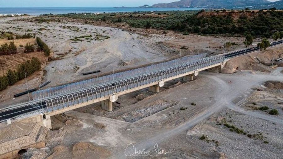 Intrakat: Εγκαινιάστηκε η νέα γέφυρα του ποταμού Μάκαρη στη Ρόδο