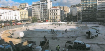 Επιστρέφει σε λίγες εβδομάδες το ιστορικό συντριβάνι στην πλατεία Ομονοίας