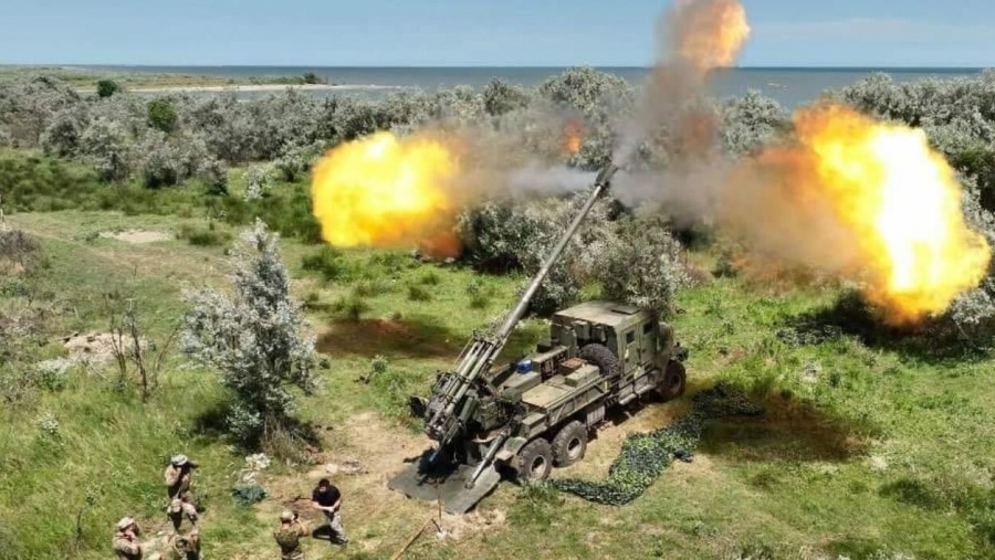 Πύρινη κόλαση στην Hulyaipole - O ρωσικός στρατός σφυροκοπά την πόλη (vid)