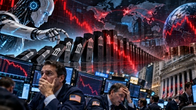 Ισχυρό σοκ στη Wall Street και διεθνώς: Το «Αλγοριθμικό Ντόμινο» και πώς το AI των τραπεζών «κλέβει» από μέσα