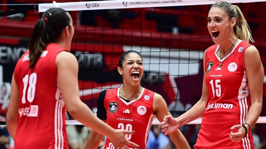 Για πρώτη φορά στους ομίλους του Champions League στο Βόλεϊ γυναικών ο Ολυμπιακός