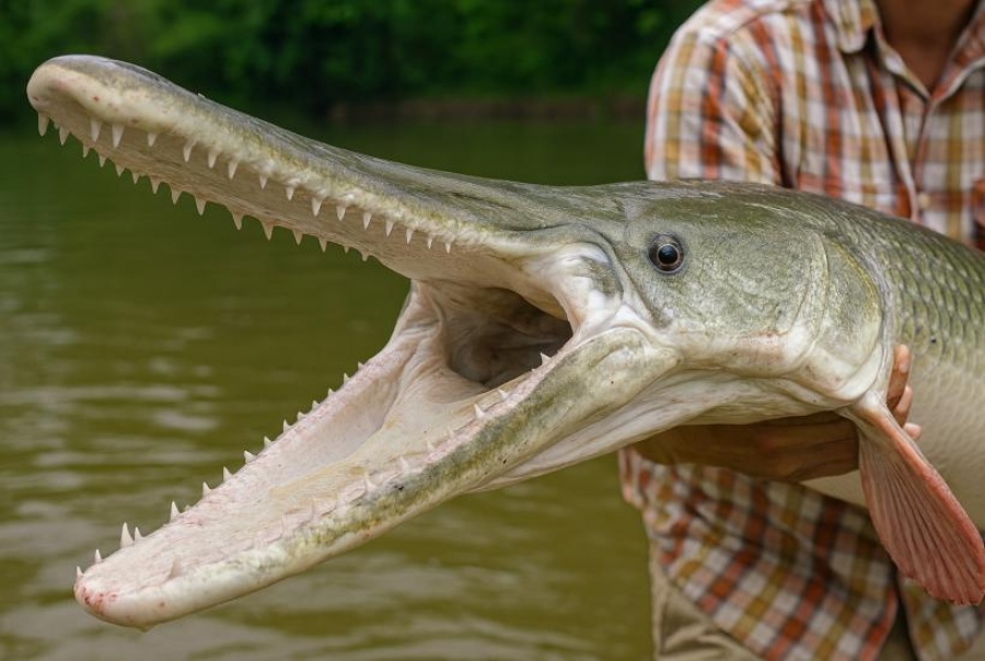 Ένα τέρας που τρομάζει ακόμη και τους κροκόδειλους: Το ψάρι-δεινόσαυρος που ζει ακόμα με τους νόμους της προϊστορικής εποχής