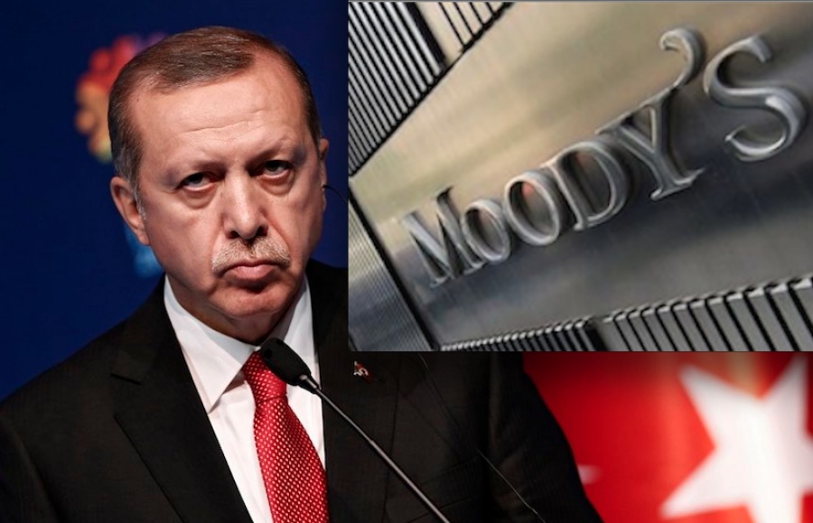 Νέες πιέσεις στην τουρκική λίρα μετά τις απειλές Erdogan κατά της Moody's