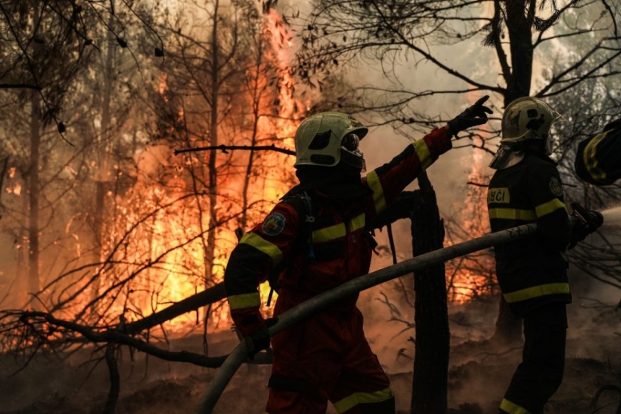 Μάχη με τις φλόγες για 8η ημέρα στη Βόρεια Εύβοια - Μεγάλες αναζωπυρώσεις στα μέτωπα Ηλείας - Αρκαδίας