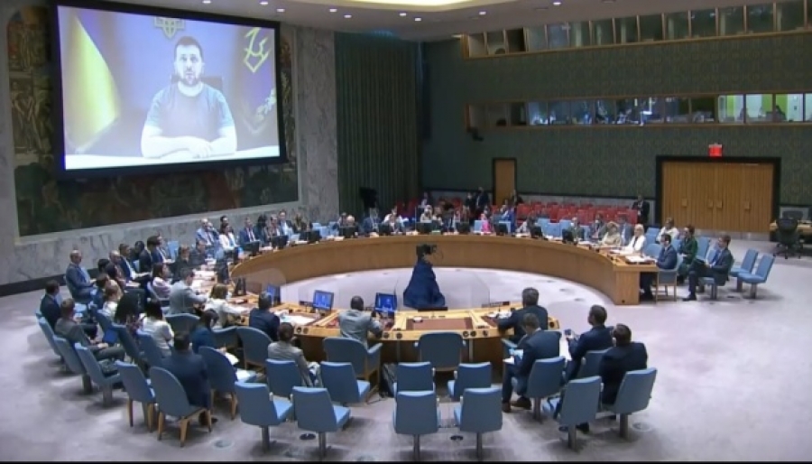 Zelensky: Να εκδιωχθεί η Ρωσία από το Συμβούλιο Ασφαλείας του ΟΗΕ