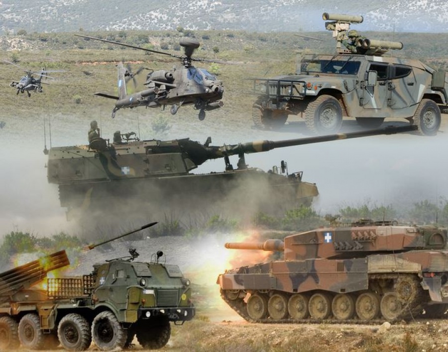 Στο επίκεντρο η αναβάθμιση οπλικών συστημάτων του Στρατού Ξηράς και της Πολεμικής Αεροπορίας
