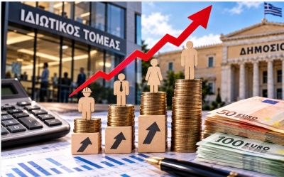 Σημαντική εξέλιξη - Έρχονται αυξήσεις μισθών έως 2.058 ευρώ στον ιδιωτικό τομέα και 750 στο Δημόσιο το 2027