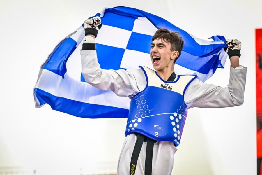 Πρωταθλητής Ευρώπης ο Ψαρρός στο Tae Kwon Do, ασημένιο μετάλλιο οι Ασημάκη και Κλακάλα