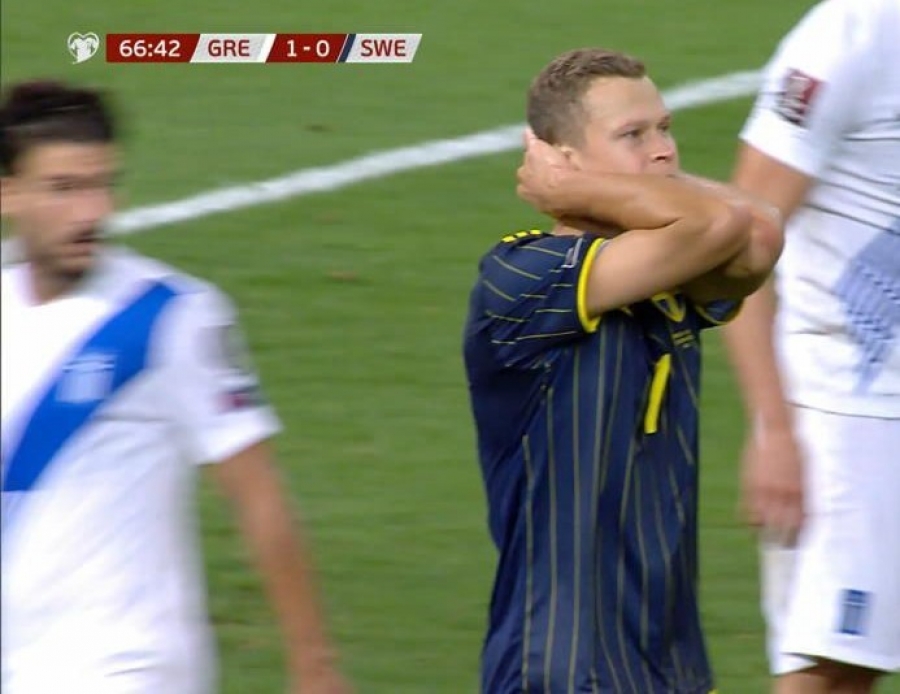 Ελλάδα – Σουηδία 1-0: Κόντρα επίθεση για τους Σουηδούς και δεύτερο δοκάρι!