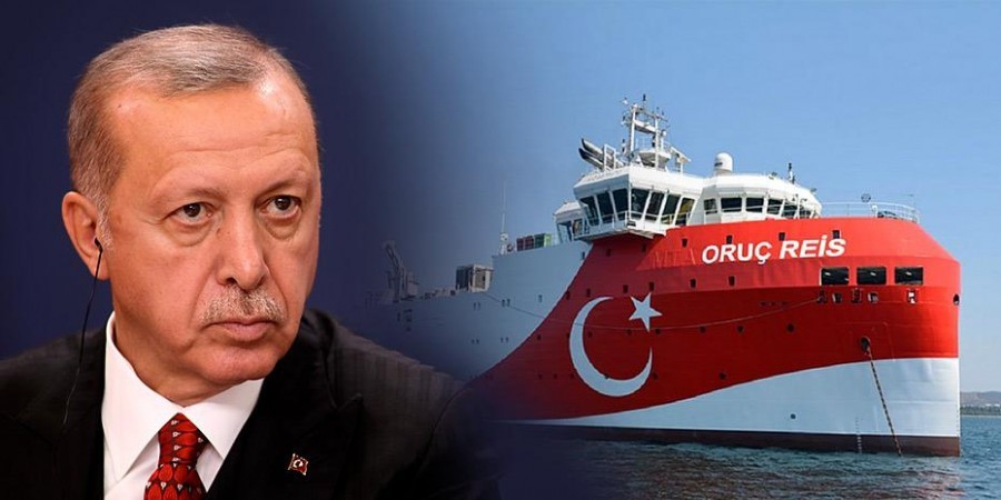 Ομιχλώδης στρατηγική - Μήνυμα Erdogan προς Ελλάδα «πεδίο δράσης» ή διαπραγματεύσεις, αποσύρει τουρκικά πλοία... αλλά το Oruc Reis ξεκίνησε έρευνες