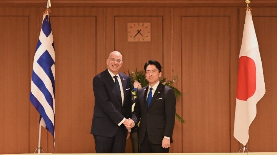 Δένδιας από το Τόκιο: Ελλάδα και Ιαπωνία έχουν να αντιμετωπίσουν προκλήσεις που αφορούν στο θαλάσσιο περιβάλλον