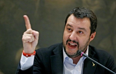 Salvini: Θα αρνηθούμε εάν η ΕΕ μας ζητήσει περικοπές -  Ο προϋπολογισμός του 2020 να βασίζεται σε μειώσεις φόρων