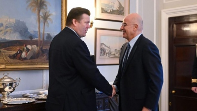 Συνάντηση Δένδια με Βρετανό υφυπουργό Άμυνας στο Λονδίνο -  Στο επίκεντρο άμυνα, Ουκρανία, Μέση Ανατολή και Ερυθρά Θάλασσα