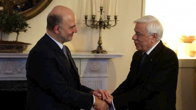 Παυλόπουλος: Να μπει τέλος στην αδιέξοδη λιτότητα – Moscovici: Θα ευοδωθούν οι προσπάθειες για το χρέος