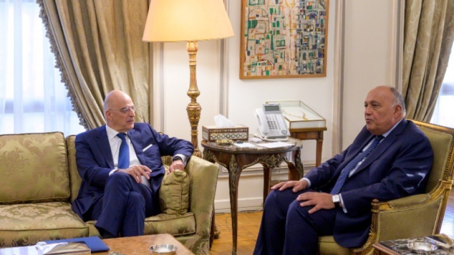 Δένδιας (ΥΠΕΞ) από Κάιρο: Δεν προσπαθούμε να καταπατήσουμε την κυριαρχία και τα κυριαρχικά δικαιώματα τρίτων κρατών, σε αντίθεση με άλλους στην περιοχή