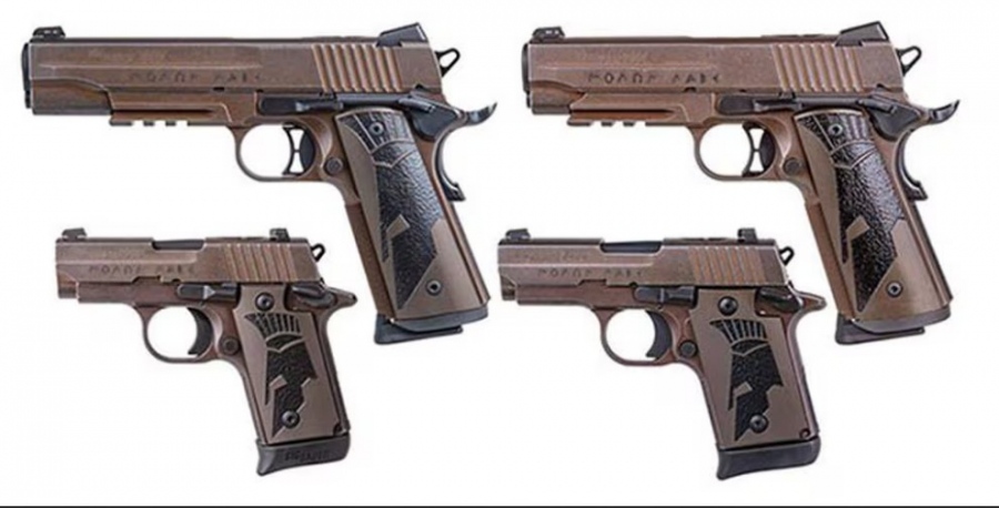 Τα τέσσερα πιστόλια SIG SAUER Spartan IΙ