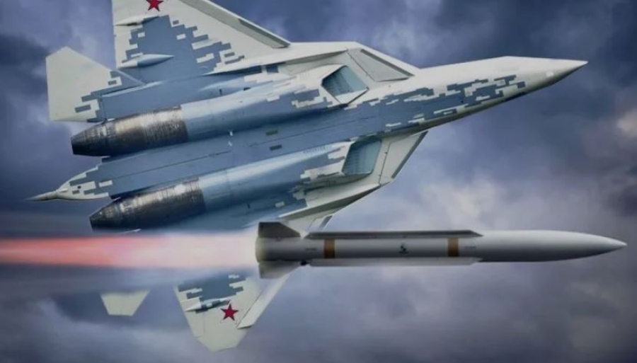 Ατσάλινη καταιγίδα: Το Su-57 απέκτησε τον υπερηχητικό πύραυλο Zircon που πετά στα… 9 Mach και σαρώνει τα πάντα