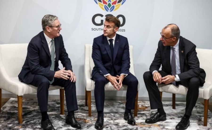 Συνάντηση Macron, Merz και Starmer στους G20 – Στο επίκεντρο το σχέδιο Trump για ειρήνευση Ουκρανία