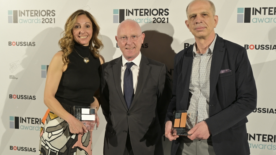 Διπλή βράβευση της Optima bank στα Interiors Awards 2021