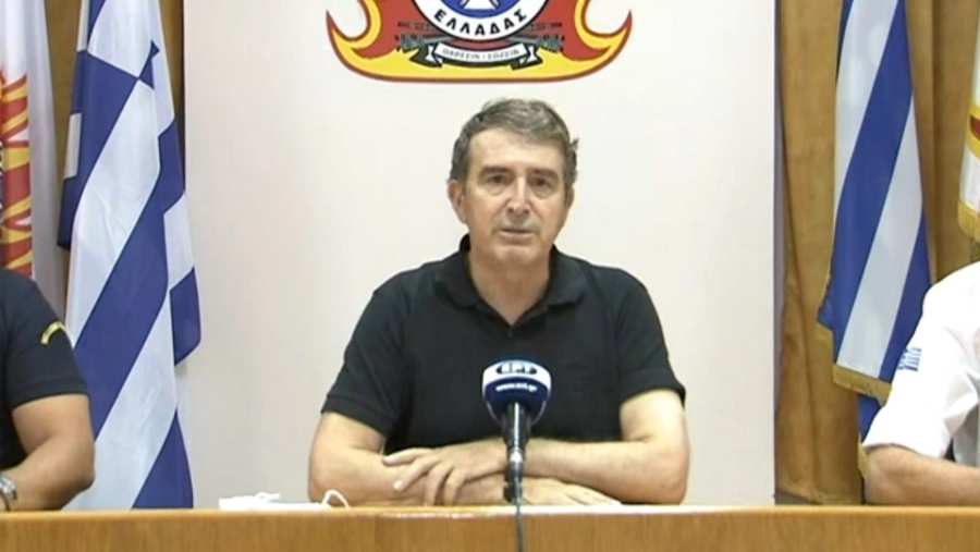 Χρυσοχοΐδης: Ισχυρές δυνάμεις στην περιοχή των Βιλίων μέχρι τον πλήρη έλεγχο της πυρκαγιάς