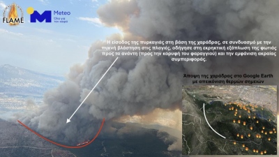 «Εκρηκτική» η δασική πυρκαγιά στην Πάρνηθα - Τι είναι το «πυρονέφος» που δημιούργησε