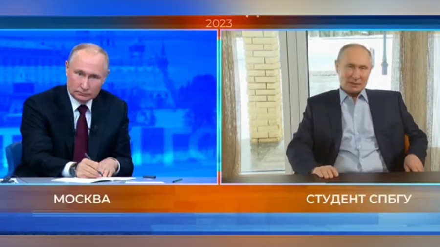 Ρωσία: O Vladimir Putin βρέθηκε αντιμέτωπος με τον «πρώτο σωσία» του