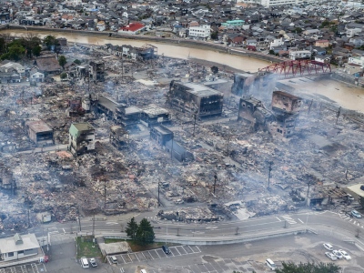 Σεισμός 7,5R στην Ιαπωνία: Στους 92 οι νεκροί, στους 242 οι αγνοούμενοι