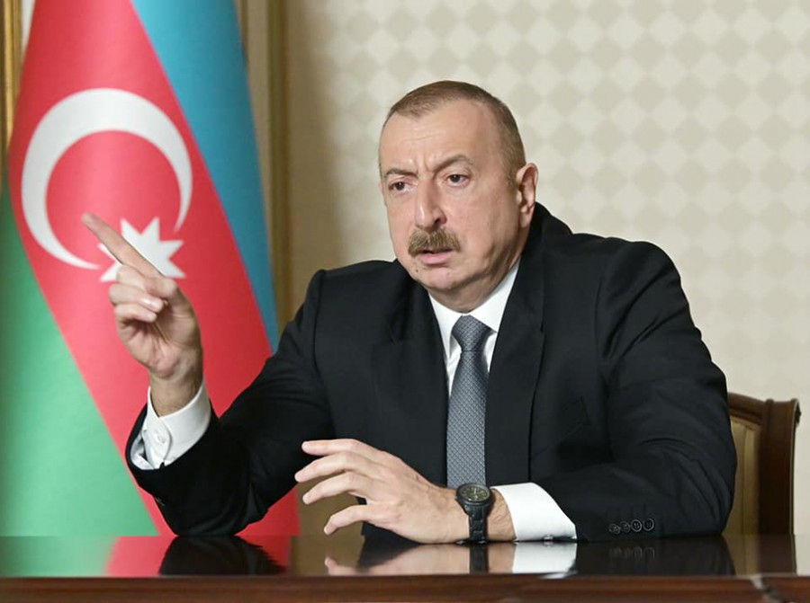 Aliyev (Πρόεδρος Αζερμπαϊτζάν): Η πρόταση της Ομάδας του Μινσκ να είναι η βάση για τη λύση στο Ναγκόρνο Καραμπάχ