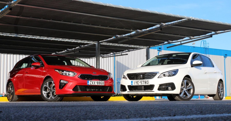 Kia Ceed 1.6 CRDi vs Peugeot 308 1.5 BlueHDI: Υπάρχει νικητής;