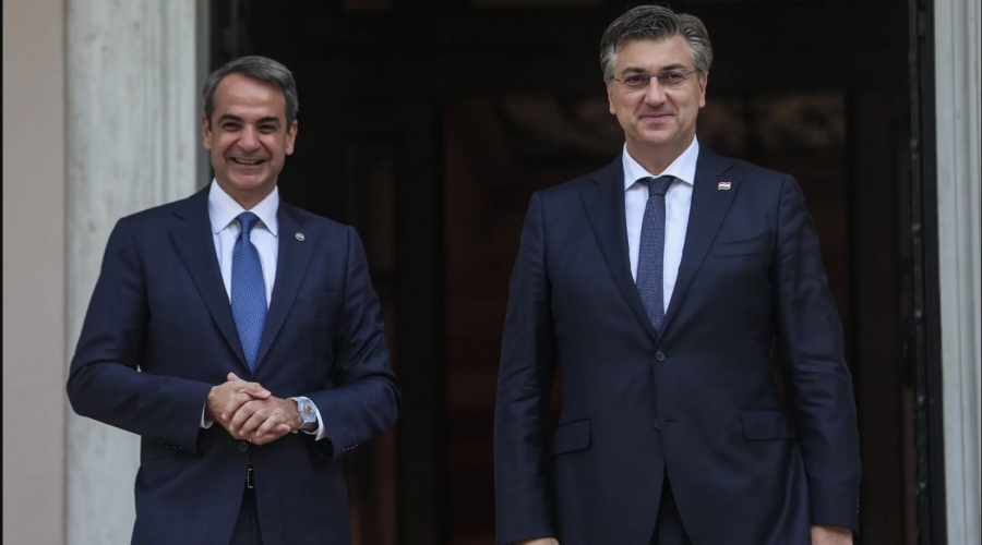 Μητσοτάκης σε Plenkovic: Σημαντική η Διακήρυξη της Αθήνας για τις προτεραιότητες της Ευρωπαϊκής Μεσογείου κατά της κλιματικής αλλαγής