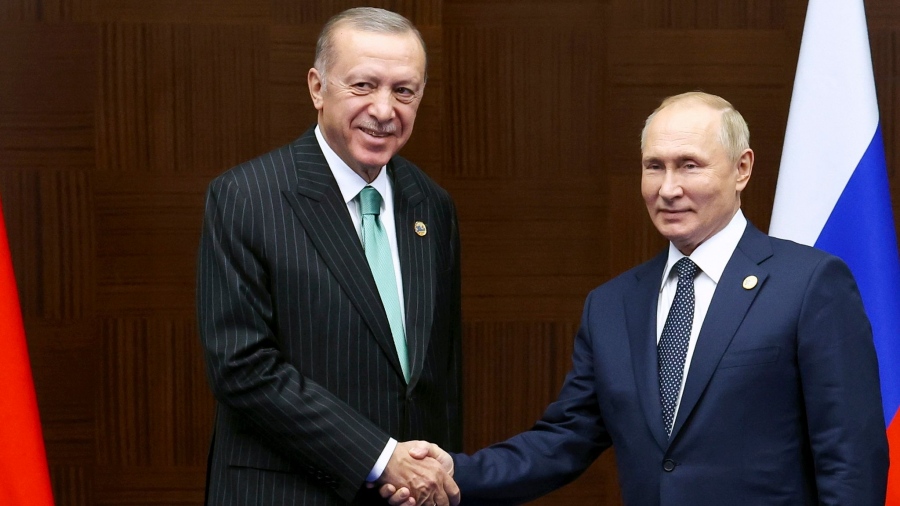 Στις 31 Μαρτίου 2024 θα επισκεφθεί o Tayyip Erdogan τον Vladimir Putin στην Τουρκία