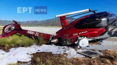 Έπεσε ελικόπτερο στη Σάμο – Διεσώθη ο πιλότος