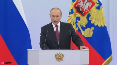 Putin προς κατοίκους Donetsk, Luhansk, Kherson, Zaporizhia: Θα χρησιμοποιήσουμε όλα τα μέσα για να σας υπερασπιστούμε