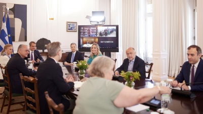 Στο Μαξίμου οι νέοι ευρωβουλευτές της ΝΔ - Συνάντηση με Μητσοτάκη, εν μέσω σεναρίων για ανασχηματισμό