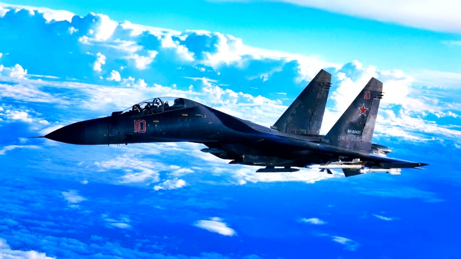 Εξέλιξη όλεθρος - Ρωσικό μαχητικό Sukhoi 35 ενεπλάκη σε αερομαχία ροντέο με νατοϊκό F-16 πάνω από την Εσθονία