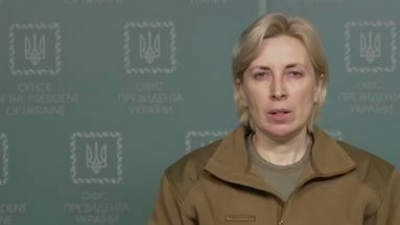Vereshchuk (Aντιπρόεδρος ουκρανικής κυβέρνησης): Ελπίδες ότι η Ρωσία θα τηρήσει κατάπαυση του πυρός για τους αμάχους