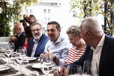 Γεύμα Τσίπρα στους υποψήφιους του ψηφοδελτίου Επικρατείας του ΣΥΡΙΖΑ