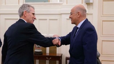 Συνάντηση Δένδια (ΥΠΕΞ) - Pyatt (πρέσβης ΗΠΑ) - Στο επίκεντρο οι προκλήσεις της Τουρκίας