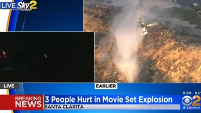 Ισχυρή έκρηξη σε γυρίσματα ταινίας στο Λος Άντζελες - Με βαριά εγκαύματα οι τραυματίες