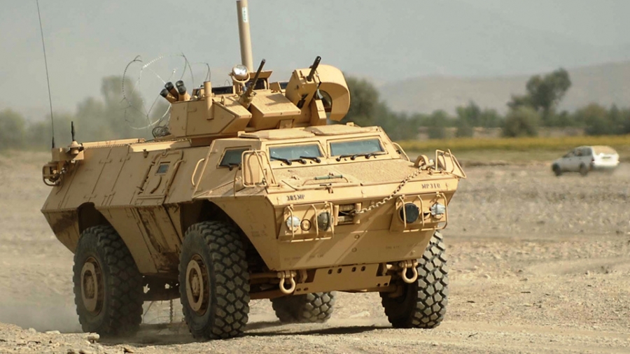 Η Ελλάδα παρέλαβε από τις ΗΠΑ 130 τεθωρακισμένα οχήματα Μ1117