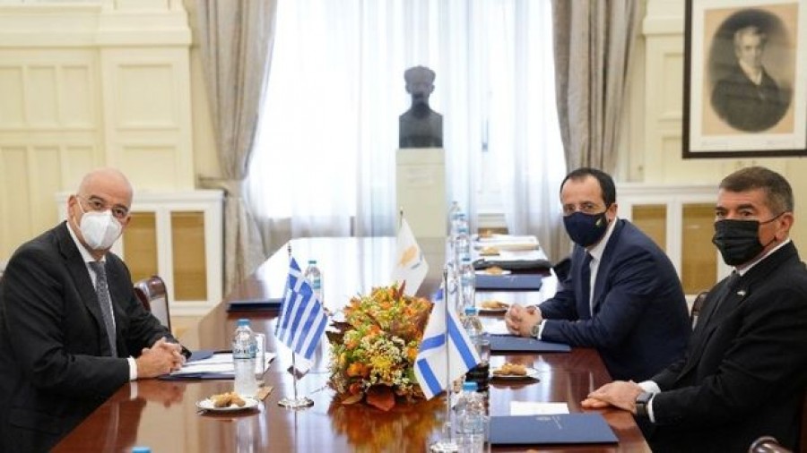 Δένδιας: Ελλάδα, Κύπρος και Ισραήλ δημιουργούμε μια νέα γεωγραφία κατανοήσεων – Ανασχηματίζεται ο χάρτης της περιοχής